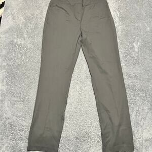 American Tall Pants Womens 18 (36x34) Gray Dress Slacks Nylon Blend